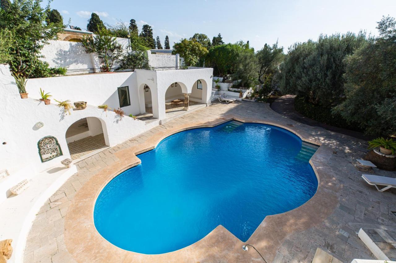 Si Brahim Studio Piscine, Sidi Bou Said Bagian luar foto
