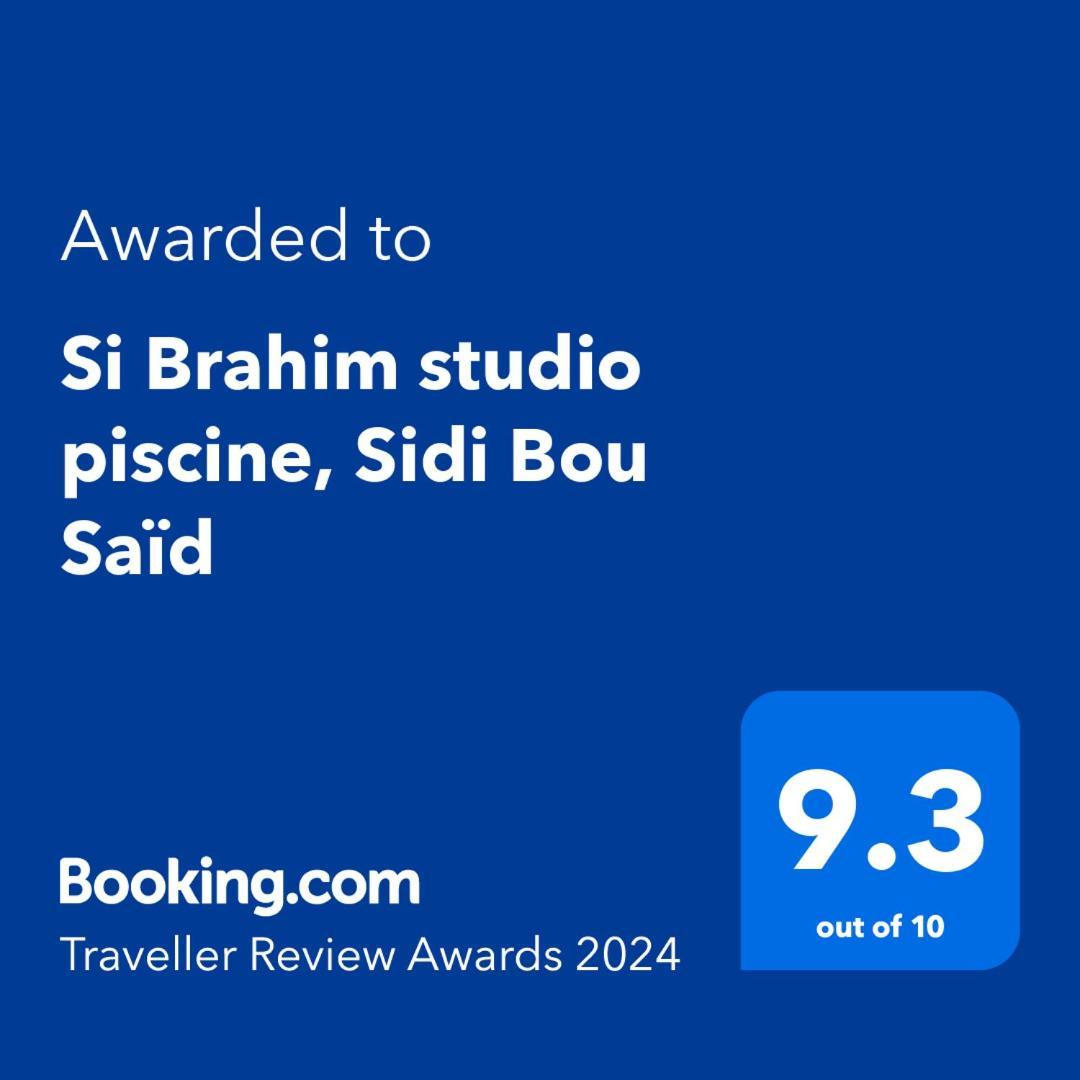 Si Brahim Studio Piscine, Sidi Bou Said Bagian luar foto