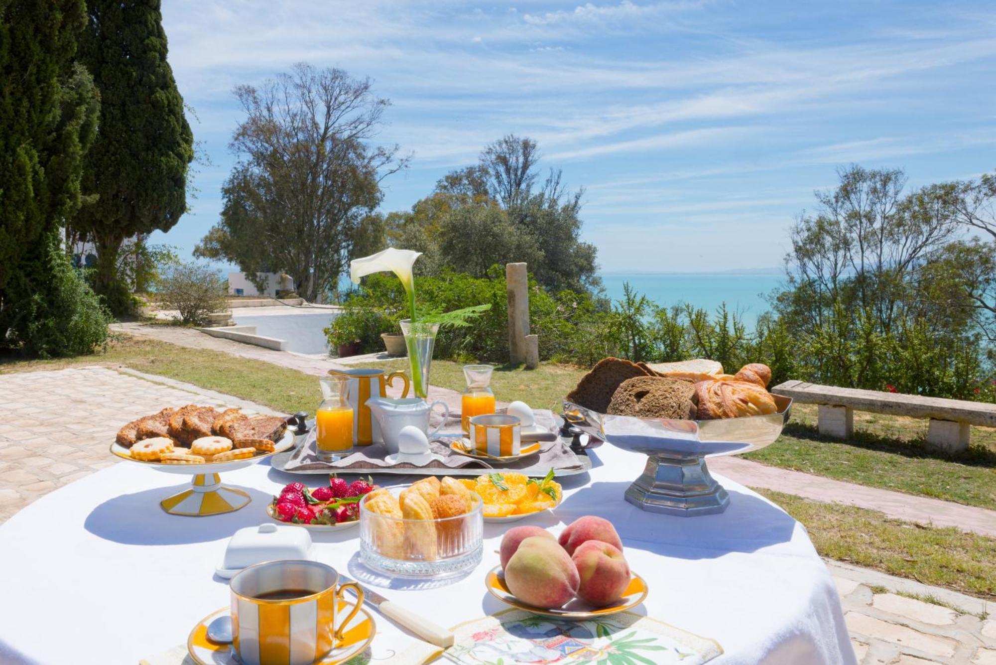Si Brahim Studio Piscine, Sidi Bou Said Bagian luar foto